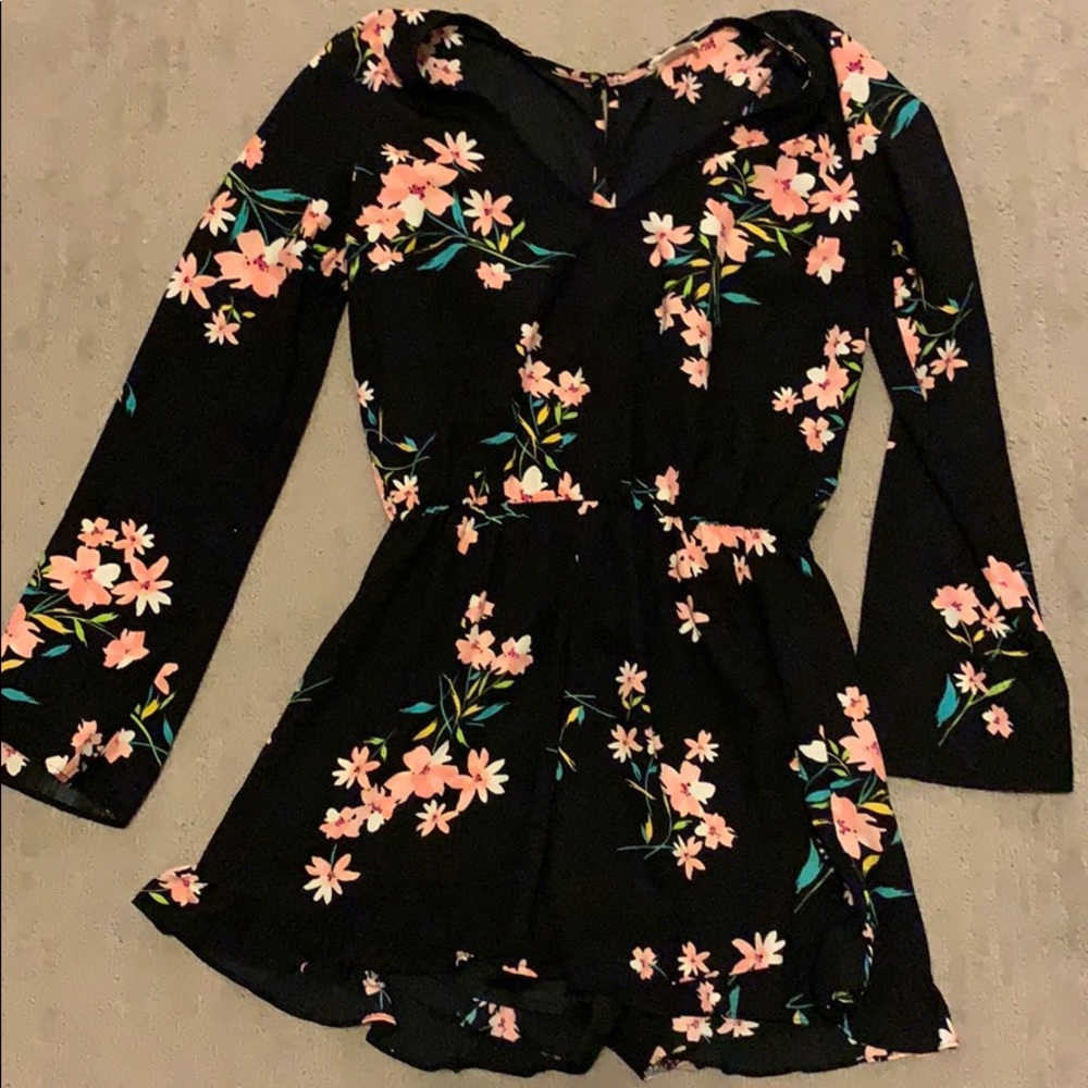 Pins and Needles floral romper